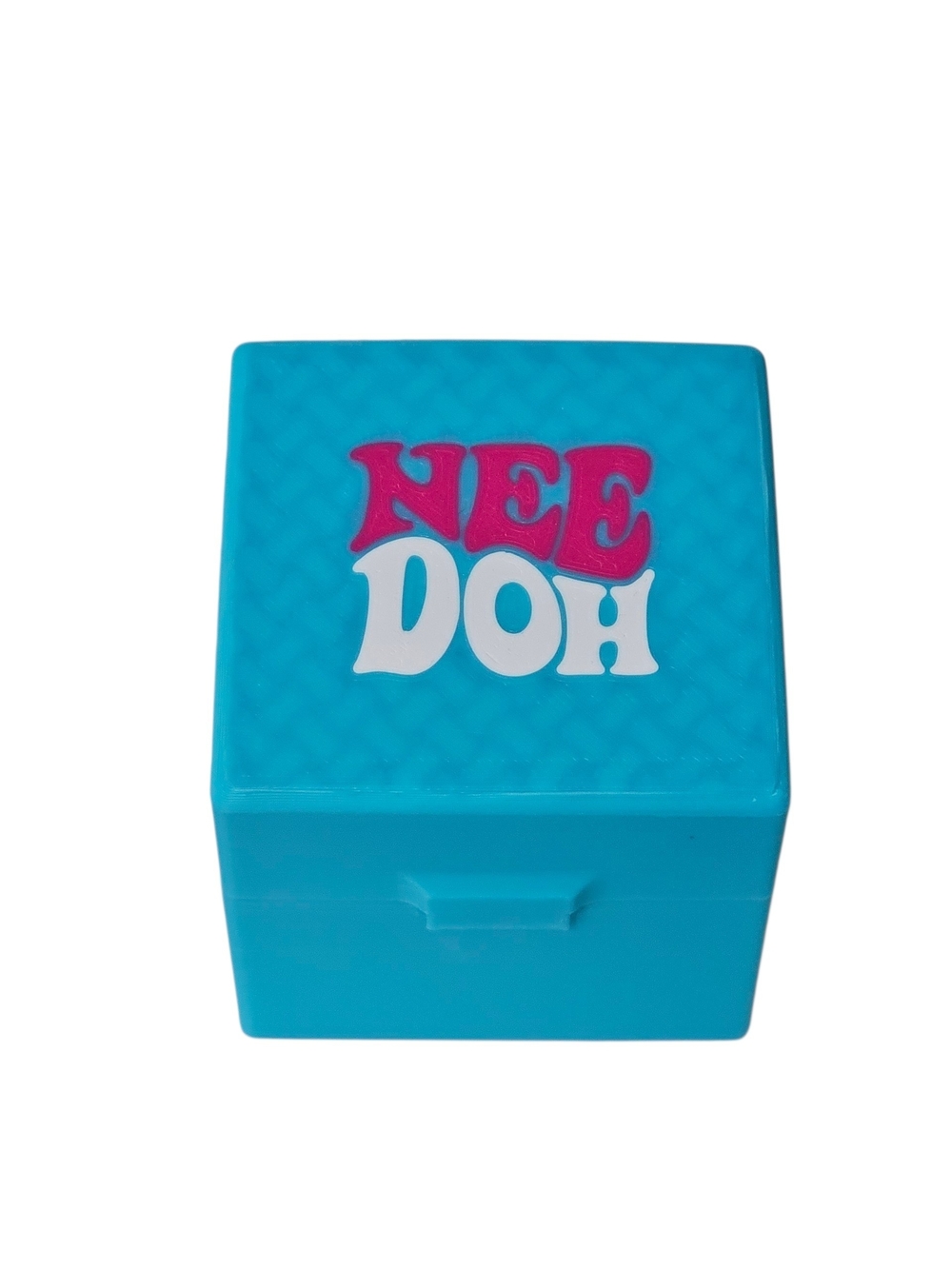 NeeDoh Nice Cube Blue Medium Size Case